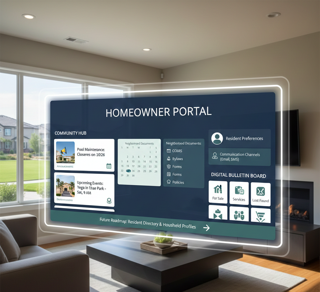 1. Homeowner Portal & Digital Neighborhood Hub