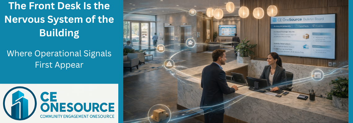 The Front Desk Is the Nervous System of the Building 