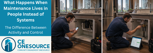 property maintenance workflow building operations system CE OneSource