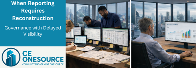 board reporting property management real-time operations CE OneSource